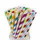Organic Natural Waterproof Paper Straws Disposable Use CE Certification