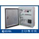Small Size Power Supply Enclosure With Heater , Pole Mounted Network Switch Box Model ERU0101
