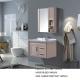 Modern PVC Bathroom Vanity Cabinets Wall Mounted With Side Cabinet  ISO Standard