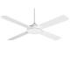 4 Plywood Blades 52 Inch Ceiling Fan With Light And Remote Control