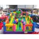 Custom Commercial Obstacle Course Fruit Inflatable Theme Park With Pineapple Climbing Wall For Party Rental