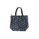 600D Foldable Reusable Tote Bag PVC Backing Polyester Tote Waterproof