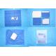 Single SMS Waterproof Hospital Surgical Eye Drape Pack with CE