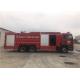 6x4 Drive 7000kg Water and Foam Tender Combined Fire Truck Separate Crew Cab