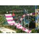 Large Outdoor Family Water Slide Spiral Shape For Extreme Water Park