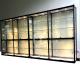 3pcs Spotlight Display Glass Case For Store 15KG Per Layer