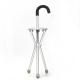 Easily Folding Walking Cane With Chair Handle Convenient Medical Crutch