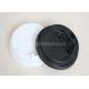 PS Material Disposable Paper Cup Lid , Coffee Cup Covers For Hot Beverage Cup