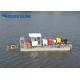 Hydraulic Auger Head Suction Self Propelled Dredge For Shallow Dredging