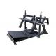 300kg Hammer Strength Gym Equipment , Silver Black Plate Loaded Machine