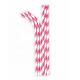 Dye Free Decorative Paper Drinking Straws CE Certificated No Polluting