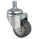 Edl Mini 1.5 40kg Threaded Swivel PU Caster for Industrial Applications 26315-76