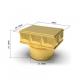 Gold Plated Surface Luxury High-End Good Sealing OEM Perfume Cap Custom Logo