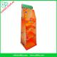 China Manufacturer Paper material shelf cardboard floor standing display units with hooks
