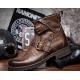 Genuine Leather British Retro Mens Martin Boots / Trendy Chelsea Boots