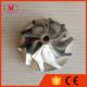 HX35 53.88/78.00mm 5+5 blades high performance turbo milling/aluminum 2618/billet compressor wheel