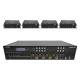70m 4x4 HDMI Audio Matrix Switch With 4 HDMI Loop Out For 4 Port Video Switch
