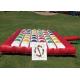 Outdoor Inflatable Interactive Games , Giant Inflatable Twister Game
