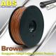 High Strength ABS 3D Printer Filament 1.75mm / 3.0mm 732C Brown 1kg / Spool