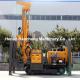 Crawler Mounted Water Well Drilling Rig 260m Depth Hydraulic Rock Drill Pneumatic Impact Drilling Machine For Boreholes