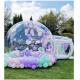 3m with blower air pump kids play transparent bubble house inflatable snow globe