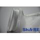 Sewn Construction Nylon Mesh Strainer Bag With Plastic Collar / Drawstring Top Collar