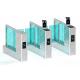 Card Swallow Speed Barriers Cheap Price Semi/fully Swing Turnstile Led Indicator Board