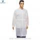 Overcoat With Label Accessories Polypropylene Microporous SMS Non Woven PP Lab Coat