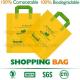 Custom Own Logo Biodegradable Eco Friendly Corn Starch Compostable Plastic Bag