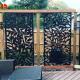 Home Decoration Laser Cut Corten Steel Decorative Panels 800*800mm