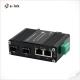 Gigabit Network PoE Switch Din Rail 2 Port 10/100/1000T 802.3bt 90W