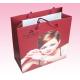 custom cheap small coloured shopping paper bags wholesale with handle