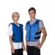 100% Polyester Nonwoven Weaving Method Cooling Vest with Phase Change Material Ice Pack