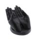 5.5 Inch Creative Antique Black Cast Iron Hand Sculpture Set For Home Decorations