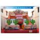 Cartoon Giant Commercial Water Slip And Slide Inflatable Toys For Adults And Kids