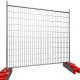 6mm 7mm Temporary Steel Fence Construction Site Temporary Fence