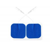 skin tightening tens electrodes 5X5cmBlue harmless cloth with physiotherapy equipments4 electrodes