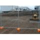 ISO9001 6ft Temporary Fence 42 Micron Thick Worksite Fencing
