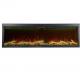 650mm Built-in Electric Fireplace Creative Flame Heater LED Tech 7 Muilti-Color Fuel