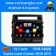 Ouchuangbo car video dvd player android 4.4 for Toyota Land Cruiser 2010-2012 Support 4*45 Watts amplifier 3g wifi BT
