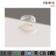 Deep Inside LED Recessed Downlight GU10 Round Shape Recessed Fixture Dia.107xH78mm