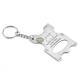 Cheap Promotion Gift Stainless Steel Innovative Credit Card Ruler Brushed Metal Bottle Opener Key Ring