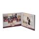 Motion activated ips lcd screens card brochure video brochure 7 inch，LCD video book for invitation