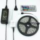 Full kits SMD 5050 RGB LED Strip Light waterproof + 64keys remote controller + power supply with EU/AU/UK/US/SW plug