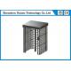 Full Height Turnstile Security Systems , 304 Stainless Steel Pedestrian Access Gate Single Lane