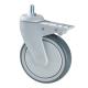 5 Inch Thread Hospital Bed Caster Wheels For Medical Equipment
