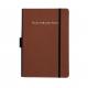 Synthetic Leather Daily Weekly Planner 120 Sheets For Conference / Student Notes