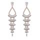 Female Tassel Zircon Earrings Multi-Layer Long Earrings Beautiful Gifts For