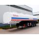3 axle diesel fuel tank semi trailers of 40000 litres volume for sale