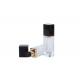 0.5oz Empty Square Clear Glass Foundation Bottle Leakproof  Makeup Cosmetic Container